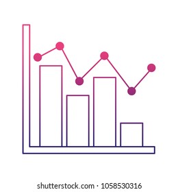 statistics infographic with bars