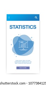 STATISTICS INFOGRAPHIC ICON