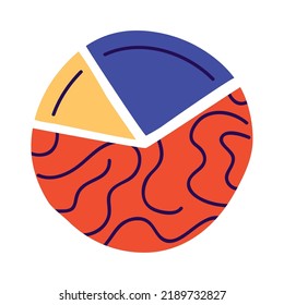 statistics infographic pie information icon