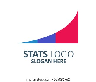 Statistics logo for business