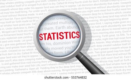 Statistics Magnifying Glass