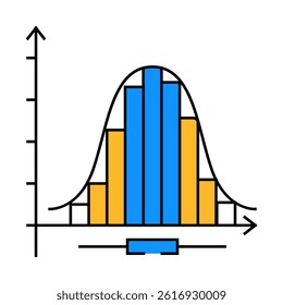 statistics math science education line icon vector. statistics math science education sign. isolated symbol illustration