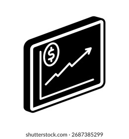 Ícone Isométrico de Mini Ilustração de Estatísticas. Use Para Conceitos Modernos, Impressão, Ui, Kit Ux, Desenvolvimento De Web E Aplicativos. Vetor Relacionado A Mercado, Negócios, Finanças