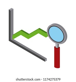 Statistics on magnifying glass