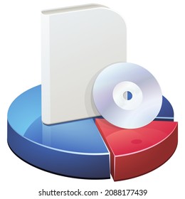 Statistics on the production, sale or distribution of optical discs (cutout)