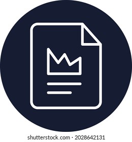 Statistics Report Isolated Vector icon which can easily modify or edit

