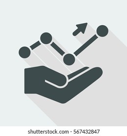 Statistics services - Minimal icon