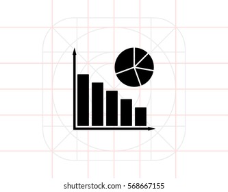 Statistics simple icon