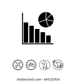 Statistics simple icon