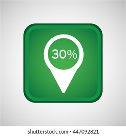 statistics in square button isolated icon design, vector illustration  graphic 