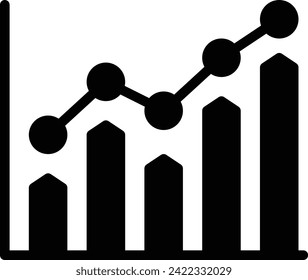 Statistics vector design icon download.eps
