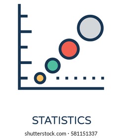 Statistics Vector Icon 