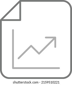 Statistics vector icon. Can be used for printing, mobile and web applications.