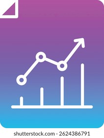 Statistics vector icon. Can be used for printing, mobile and web applications.