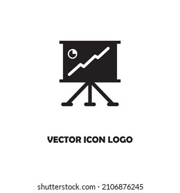 statistics vector icon, infographic chart symbol. Modern, simple flat vector illustration for web site or mobile app