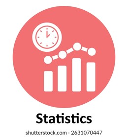 Statistics Vector icon which can easily modify or edit 

