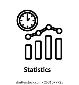 Statistics Vector icon which can easily modify or edit 

