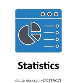 Ícone de Vetor de Estatísticas que pode facilmente modificar ou editar
