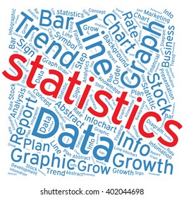 statistics ,Word cloud art  background