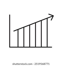 Statisticsline icon. vector illustration. EPS10