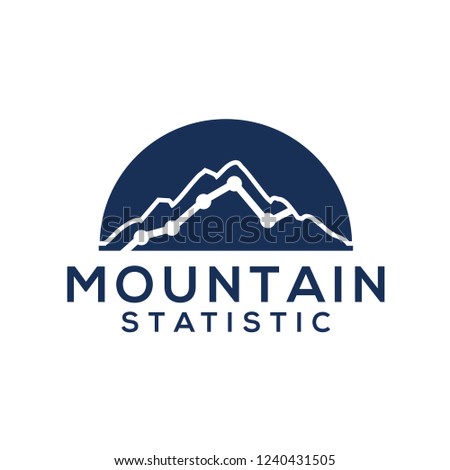 Statistics/Traffic/Mountain Logo Design Inspiration