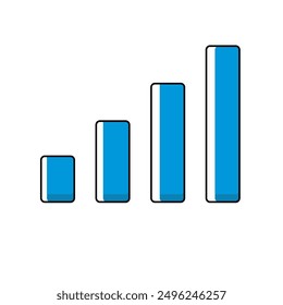 Statistik Moneda de dinero Negocio Vector de inversión financiera