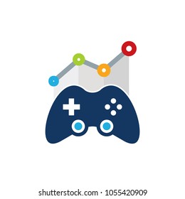 Stats Game Logo Icon Design