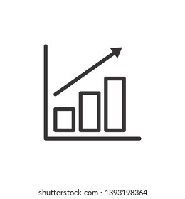 Stats, Graphic, Chart Icon Vector