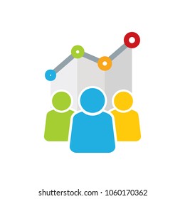Stats Group Logo Icon Design