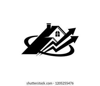 Stats House Logo Template Design Vector, Emblem, Concept Design, Creative Symbol, Icon