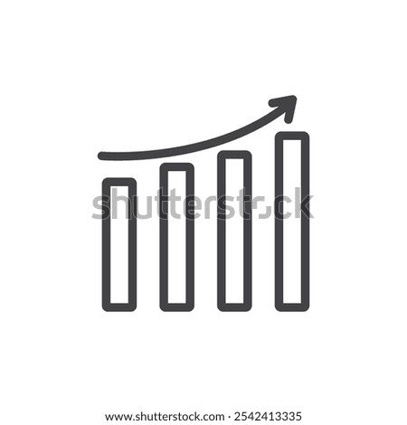 Stats icon Symbol mark in filled style