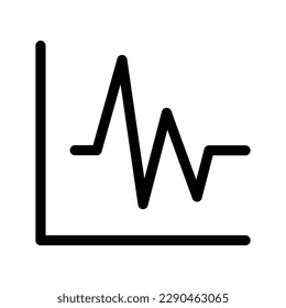 Stats Icon Vector Symbol Design Illustration