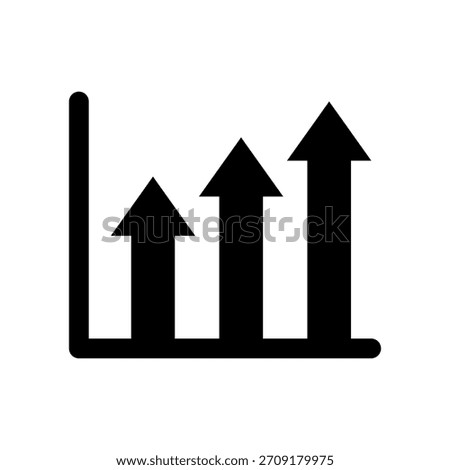 Stats Icon Vector Symbol Design Illustration