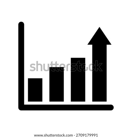 Stats Icon Vector Symbol Design Illustration