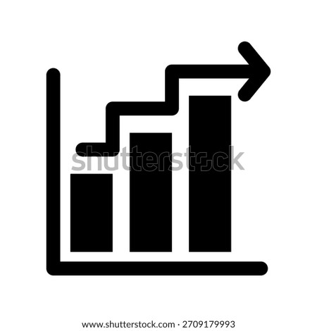 Stats Icon Vector Symbol Design Illustration