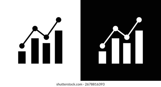 Stats icons. glyph vector icon. Vector illustration eps 10