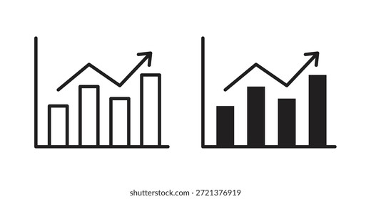 Stats icons sign vectors. suitable for web, app, infographic, etc