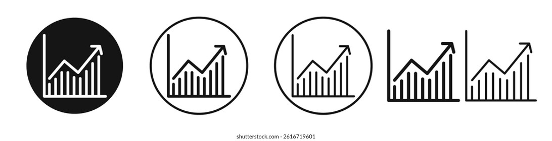 Stats icons in solid black and outlined style