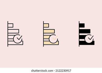 stats icons symbol vector elements for infographic web 