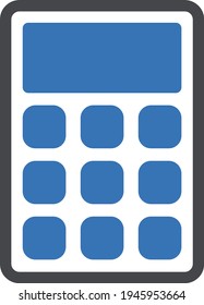 stats vector glyph color icon