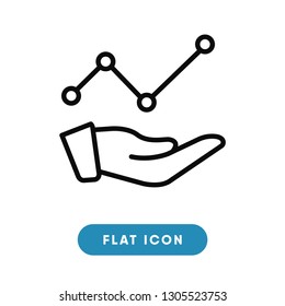 Stats vector icon