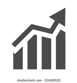 Stats vector image to be used in web applications, mobile applications and print media.