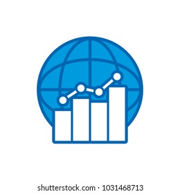 Stats World Logo Icon Design