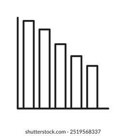 Statsline icon. vector illustration. EPS10