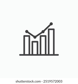 Statslinesimple-Symbol im Linienstil.