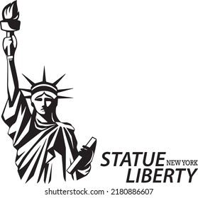 The Statue of Liberty is a colossal neoclassical sculpture on Liberty Island in New York Harbor in New York City, in the United States.