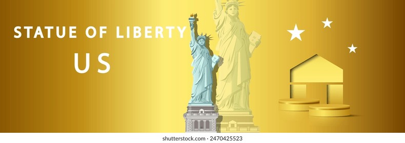 The Statue of Liberty or Statue of Liberty is a great monument. and has sentimental value. The Statue of Liberty is located on Liberty Island, New York Harbor in New York, New York, United States.