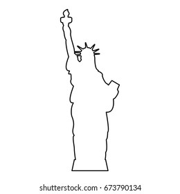 Statue Of Liberty icon .