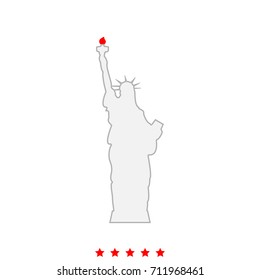 Statue Of Liberty icon .