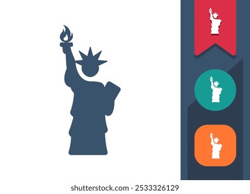 Statue Of Liberty Icon. Professional, pixel perfect icon. EPS 10 format.